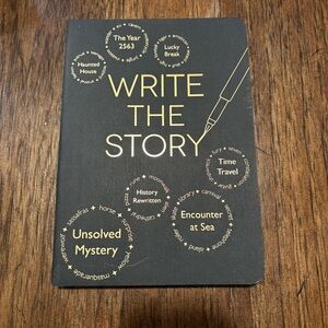 Black and Gold 'Write the Story' Notebook / Journal